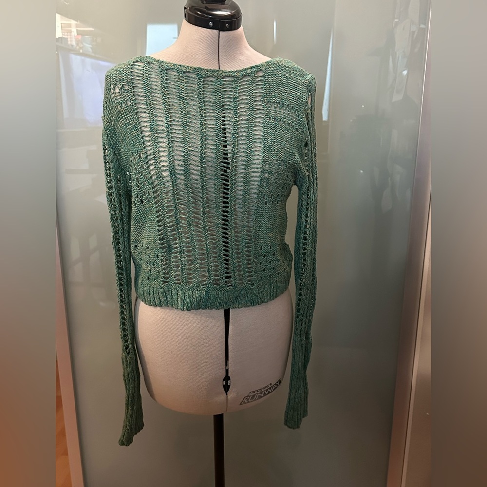 Free People open knit sweater
